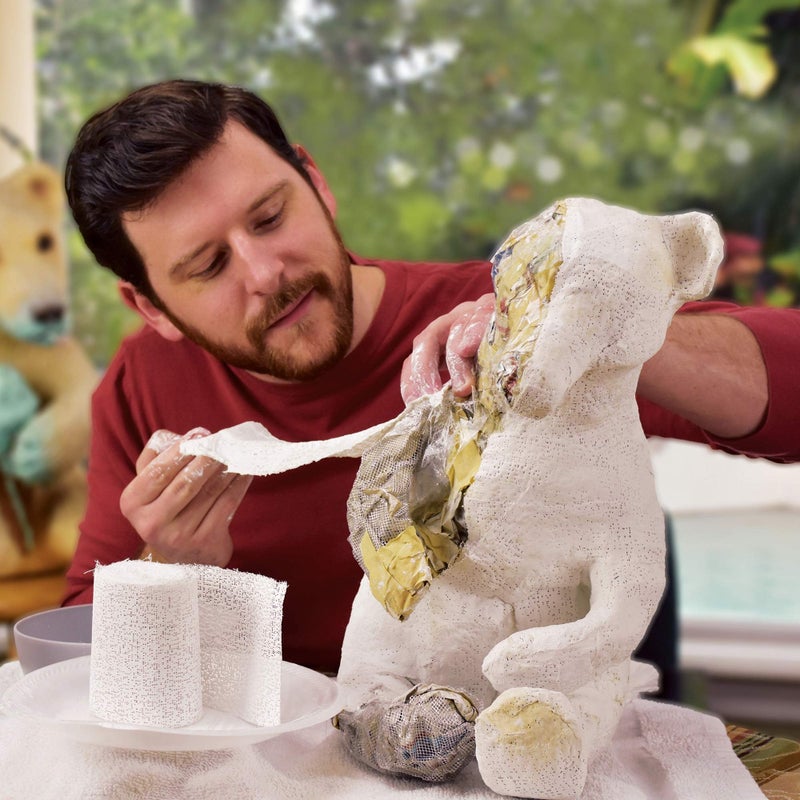 Activa Rigid Wrap Plaster of Paris Cloth Bulk Pack, 12-in x 50-ft | Ideal Sculpting Medium for Arts & Crafts - Image 2